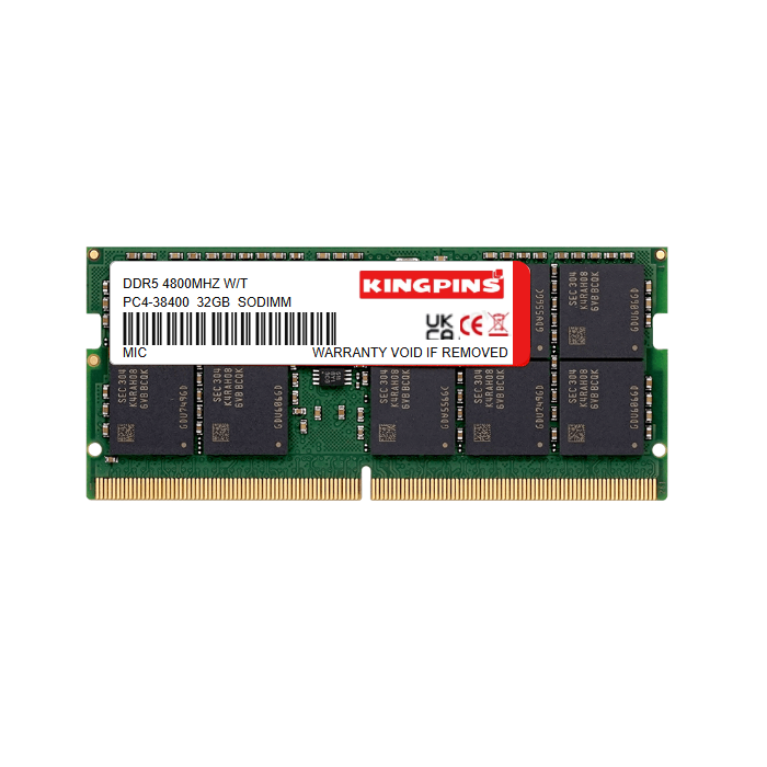 DDR5 4800Mhz 32GB Wide Temperature RDIMM PC5-38400 SODIMM MEMORY